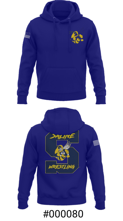 Saline Middle School Wrestling 11317795 Hoodie - 17