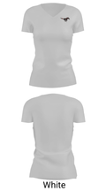 Edgewood High School Swimming 89925372 Women's Short Sleeve V-neck Shirt - 7