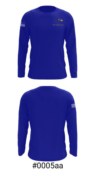 Bow High School Hockey 89275708 Long Sleeve Performance Shirt - 18
