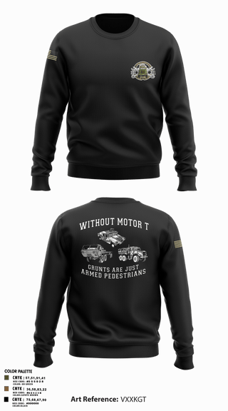 Crew Neck Sweatshirt, 2/10, Marines, Teamtime, Team time, sublimation, custom sports apparel, team uniforms, spirit wear, spiritwear, sports uniforms, custom shirts, team store, custom team store, fundraiser sports, apparel fundraiser