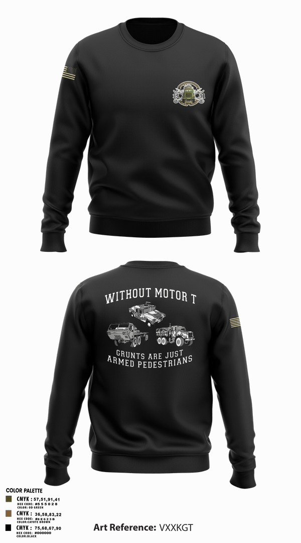 Crew Neck Sweatshirt, 2/10, Marines, Teamtime, Team time, sublimation, custom sports apparel, team uniforms, spirit wear, spiritwear, sports uniforms, custom shirts, team store, custom team store, fundraiser sports, apparel fundraiser
