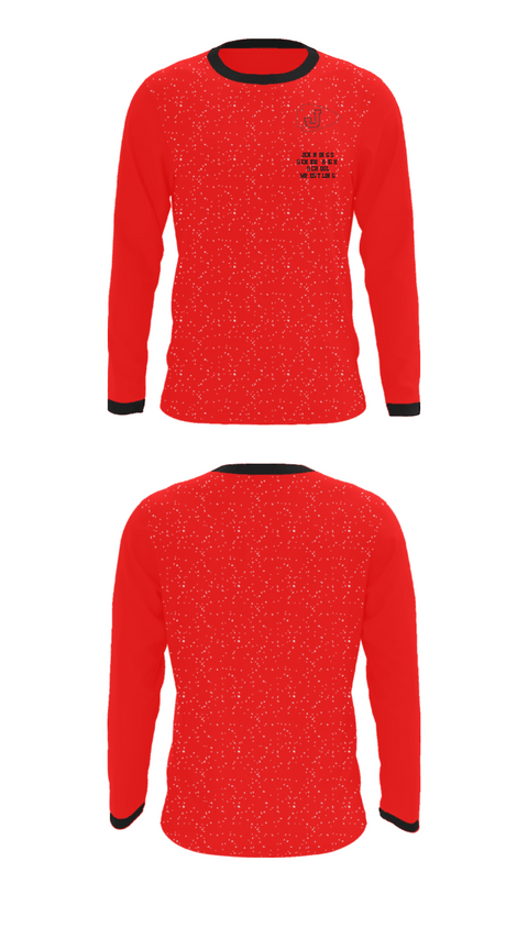 Long Sleeve Performance Shirt, Jennings Senior High School Wrestling, Wrestling, Teamtime, Team time, sublimation, custom sports apparel, team uniforms, spirit wear, spiritwear, sports uniforms, custom shirts, team store, custom team store, fundraiser sports, apparel fundraiser