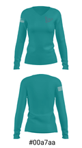 Justice High Charter School 50282308 Women's Long Sleeve V-neck Shirt - 20