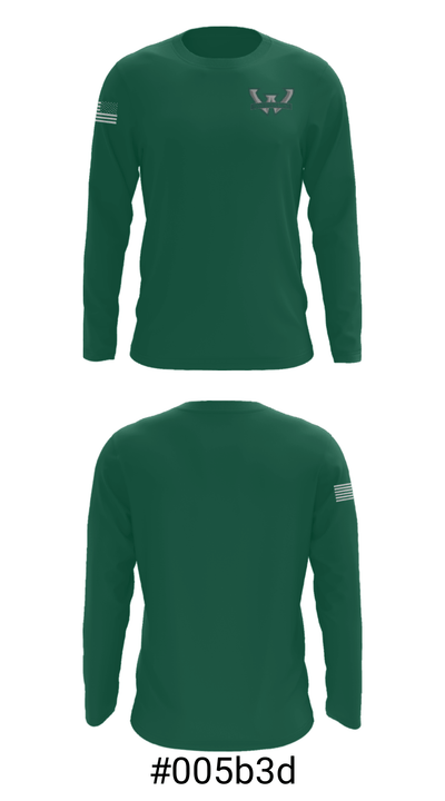 Woodland High School 16515476 Long Sleeve Performance Shirt - 18