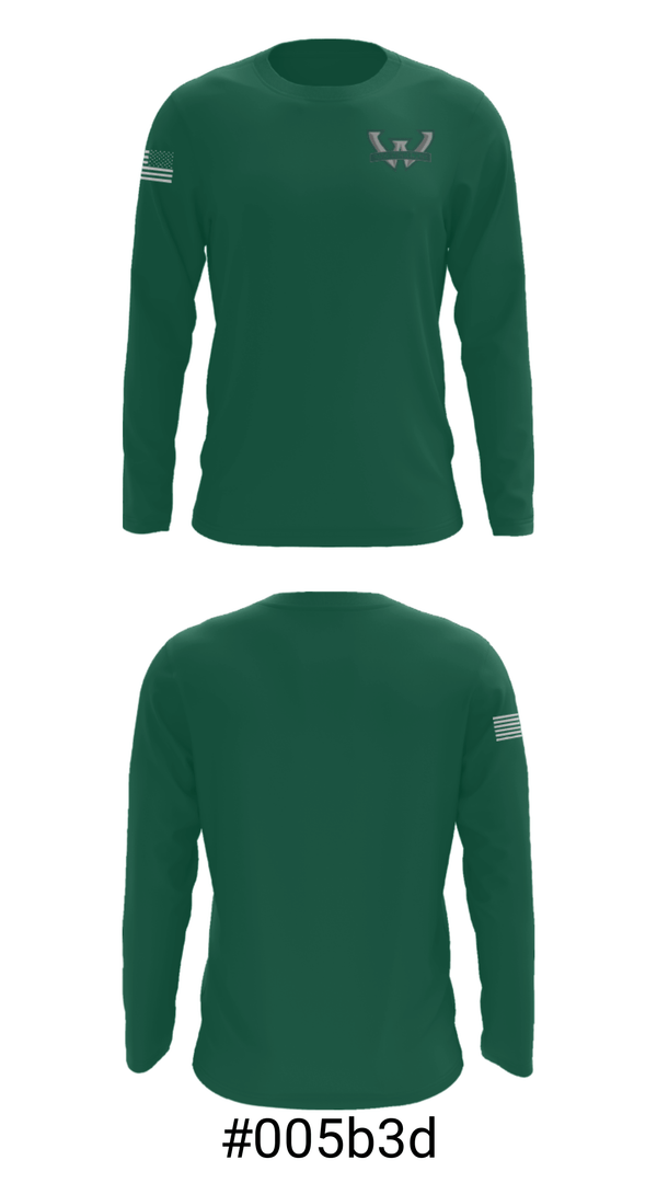 Long Sleeve Performance Shirt, Woodland High School, Men's Basketball, Teamtime, Team time, sublimation, custom sports apparel, team uniforms, spirit wear, spiritwear, sports uniforms, custom shirts, team store, custom team store, fundraiser sports, apparel fundraiser