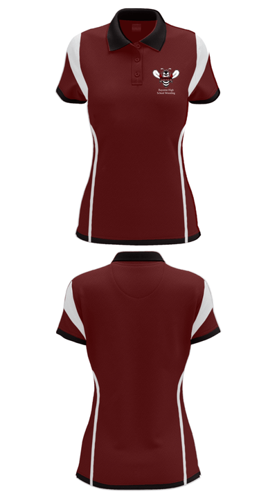 Bayonne High School Wrestling 48956156 Women's Short Sleeve Performance Polo  - 26