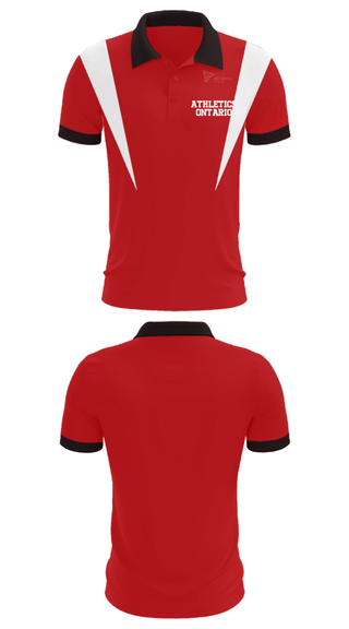 Short Sleeve Performance Polo, Athletics Ontario, Spirit Store, Teamtime, Team time, sublimation, custom sports apparel, team uniforms, spirit wear, spiritwear, sports uniforms, custom shirts, team store, custom team store, fundraiser sports, apparel fundraiser