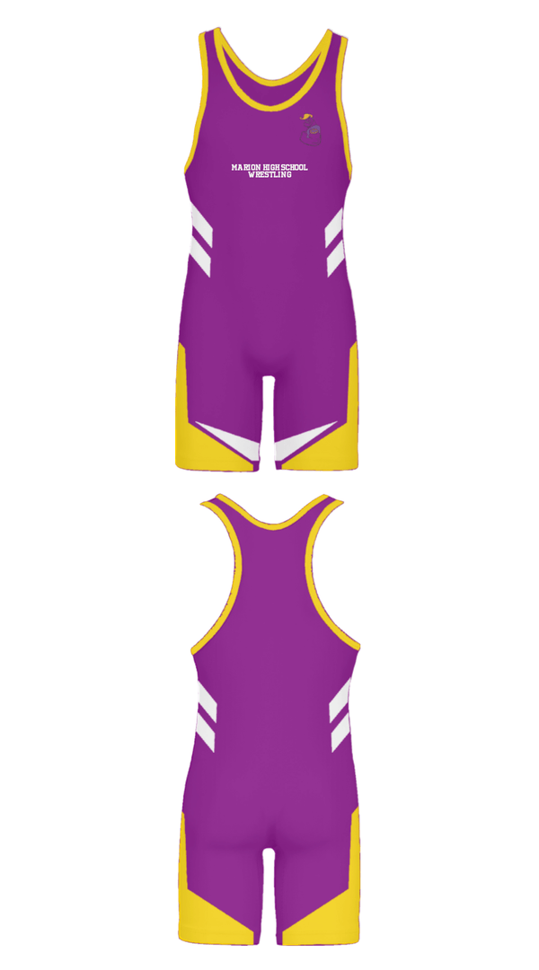 Wrestling Singlet, Marion High School Wrestling, Wrestling, Teamtime, Team time, sublimation, custom sports apparel, team uniforms, spirit wear, spiritwear, sports uniforms, custom shirts, team store, custom team store, fundraiser sports, apparel fundraiser