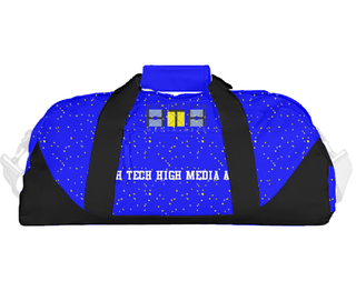 Duffle Bag, High Tech High Media Arts, Spirit Store, Teamtime, Team time, sublimation, custom sports apparel, team uniforms, spirit wear, spiritwear, sports uniforms, custom shirts, team store, custom team store, fundraiser sports, apparel fundraiser