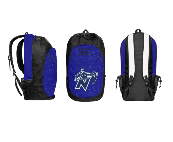 Gear Bag, Nicolet High School Basketball, Women's Basketball, Teamtime, Team time, sublimation, custom sports apparel, team uniforms, spirit wear, spiritwear, sports uniforms, custom shirts, team store, custom team store, fundraiser sports, apparel fundraiser