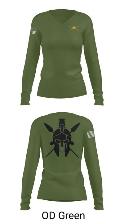 Centurions 95700408 Women's Long Sleeve V-neck Shirt - 31