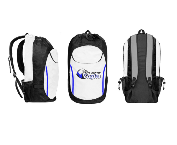 Gear Bag, El Capitan Public School, Spirit Store, Teamtime, Team time, sublimation, custom sports apparel, team uniforms, spirit wear, spiritwear, sports uniforms, custom shirts, team store, custom team store, fundraiser sports, apparel fundraiser