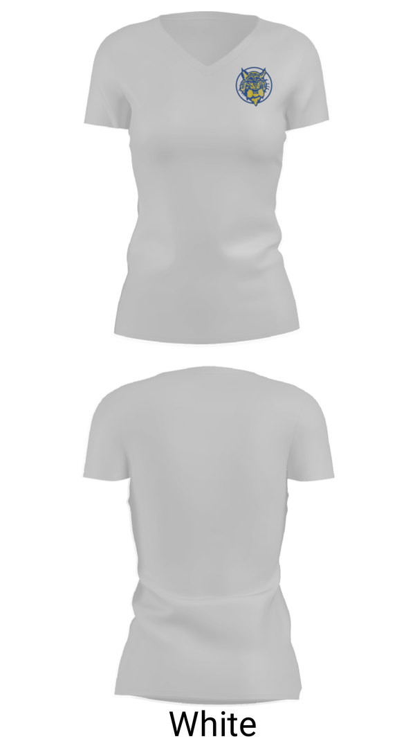 Women's Short Sleeve Vneck Shirt, Humboldt High School Basketball, Men's Basketball, Teamtime, Team time, sublimation, custom sports apparel, team uniforms, spirit wear, spiritwear, sports uniforms, custom shirts, team store, custom team store, fundraiser sports, apparel fundraiser