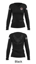 FLYING TIGERS 50875529 Women's Long Sleeve V-neck Shirt - 13
