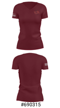 Roosevelt Elementary School 94672015 Women's Short Sleeve V-neck Shirt - 21