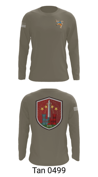 Long Sleeve Performance Shirt, 673 EFD Vs. 134 FEST, Army, Teamtime, Team time, sublimation, custom sports apparel, team uniforms, spirit wear, spiritwear, sports uniforms, custom shirts, team store, custom team store, fundraiser sports, apparel fundraiser