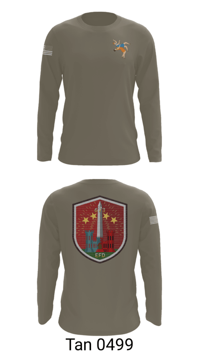 673 EFD Vs. 134 FEST 93499085 Long Sleeve Performance Shirt - 35