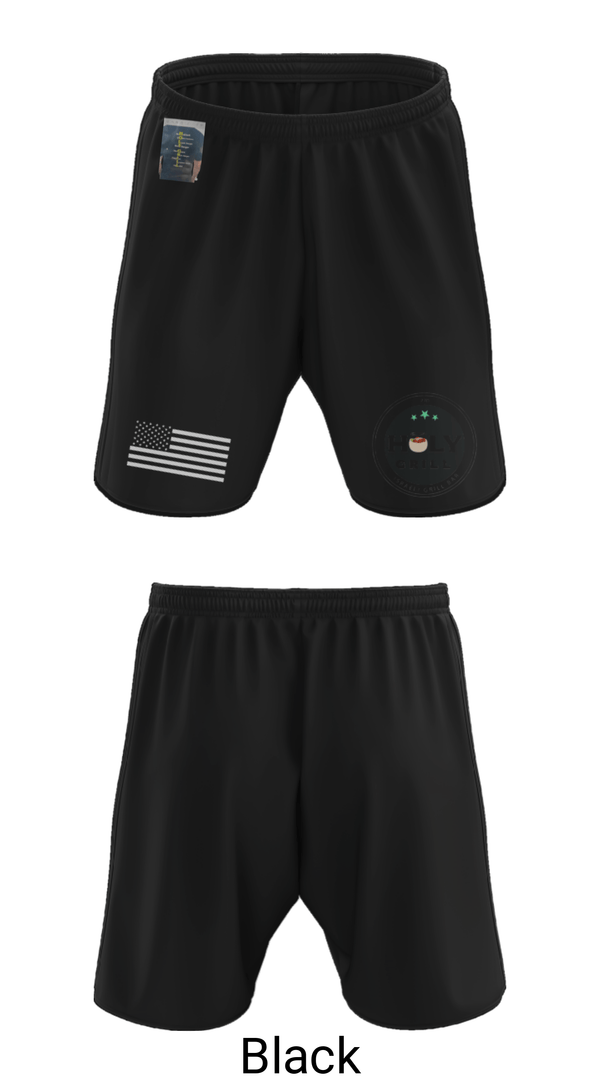 Athletic Shorts With Pockets, Holy Grill, , Teamtime, Team time, sublimation, custom sports apparel, team uniforms, spirit wear, spiritwear, sports uniforms, custom shirts, team store, custom team store, fundraiser sports, apparel fundraiser