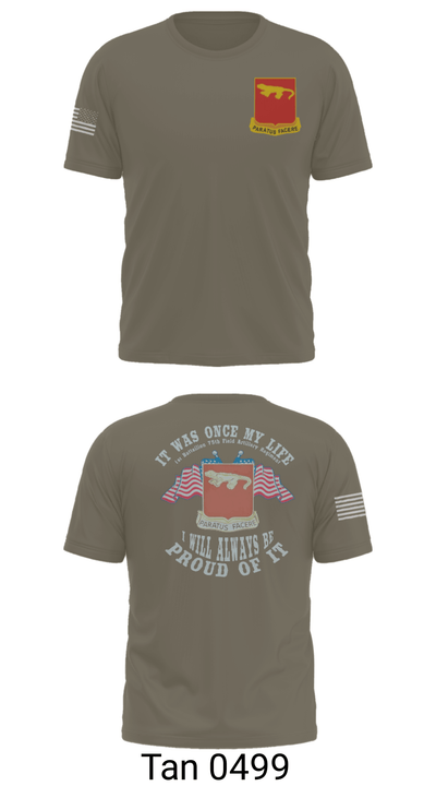 Alpha Battery 1st Battalion 75th Field Artillery 73323132 Short Sleeve Performance Shirt - 38