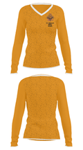 C.V. Koogler Middle School 40057694 Women's Long Sleeve V-neck Shirt - 33