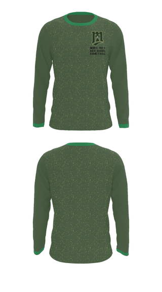 Long Sleeve Performance Shirt, Monte Vista High School Basketball, Women's Basketball, Teamtime, Team time, sublimation, custom sports apparel, team uniforms, spirit wear, spiritwear, sports uniforms, custom shirts, team store, custom team store, fundraiser sports, apparel fundraiser