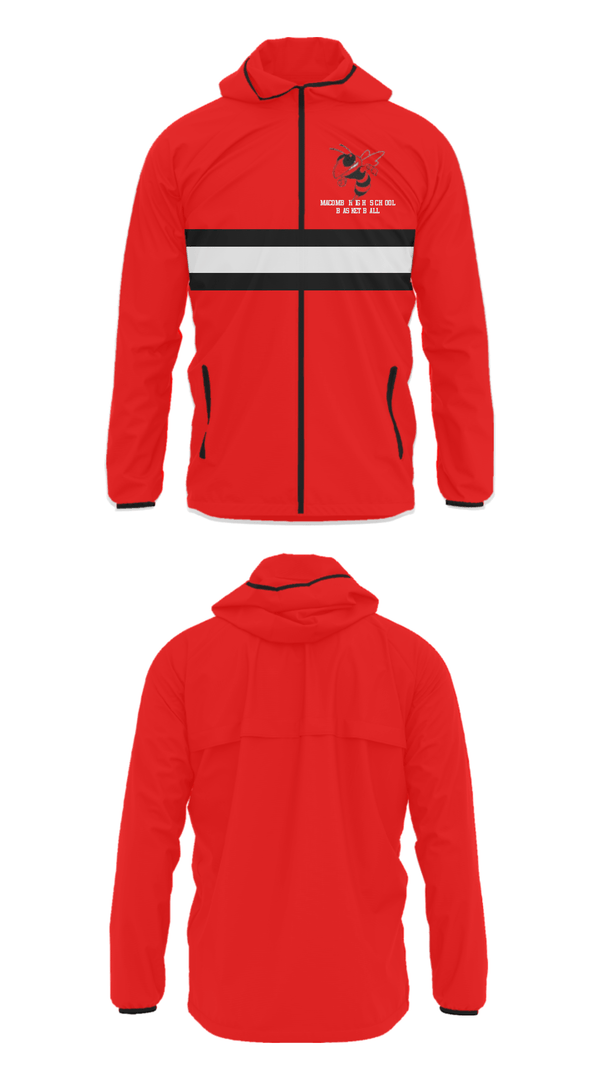 Windbreaker, Macomb High School Basketball, Men's Basketball, Teamtime, Team time, sublimation, custom sports apparel, team uniforms, spirit wear, spiritwear, sports uniforms, custom shirts, team store, custom team store, fundraiser sports, apparel fundraiser