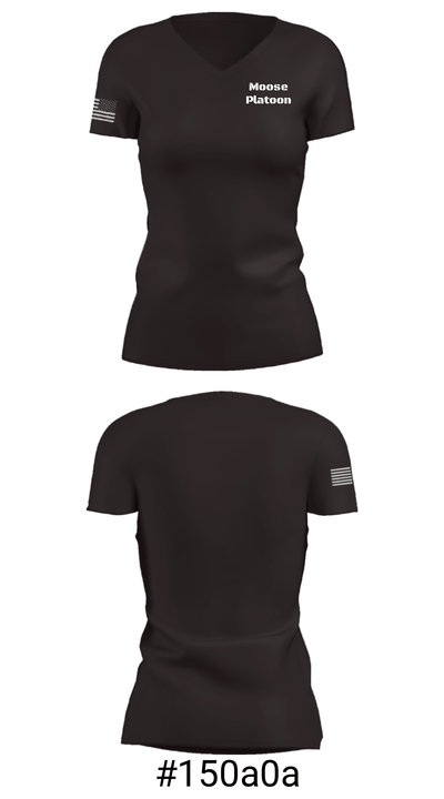 Moose Platoon 95714358 Women's Short Sleeve V-neck Shirt - 4