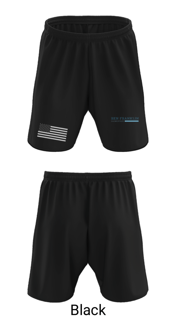 Athletic Shorts With Pockets, Ben Franklin Elementary School, Spirit Store, Teamtime, Team time, sublimation, custom sports apparel, team uniforms, spirit wear, spiritwear, sports uniforms, custom shirts, team store, custom team store, fundraiser sports, apparel fundraiser
