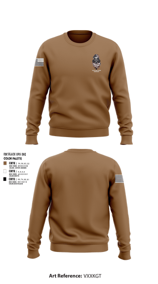 Crew Neck Sweatshirt, 56th SOF CBRN Company, Army, Teamtime, Team time, sublimation, custom sports apparel, team uniforms, spirit wear, spiritwear, sports uniforms, custom shirts, team store, custom team store, fundraiser sports, apparel fundraiser