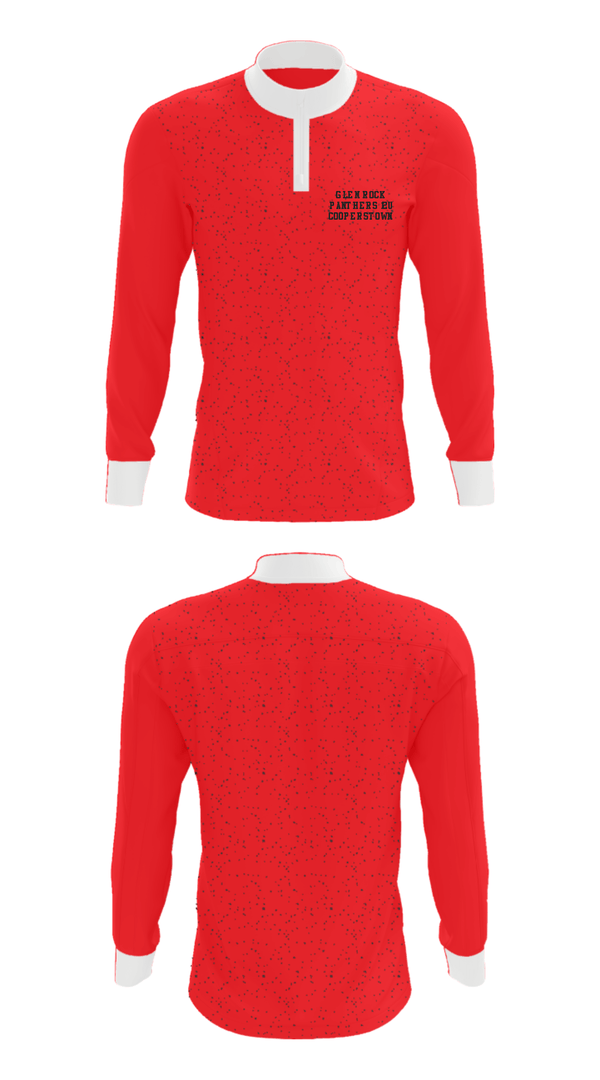 Quarter Zip Jacket, Glen Rock Panthers 12U Cooperstown, Baseball, Teamtime, Team time, sublimation, custom sports apparel, team uniforms, spirit wear, spiritwear, sports uniforms, custom shirts, team store, custom team store, fundraiser sports, apparel fundraiser