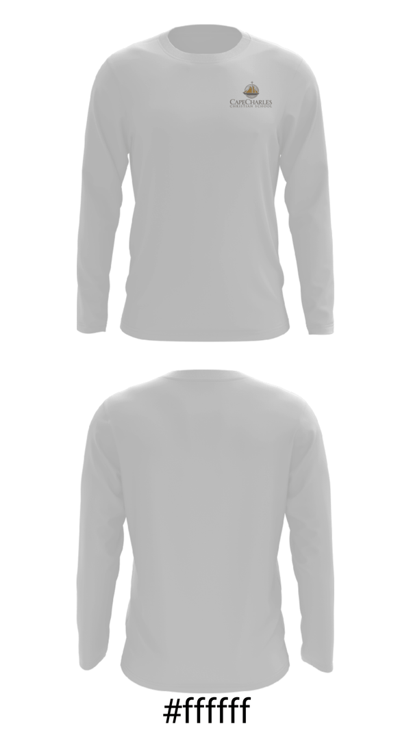 Long Sleeve Performance Shirt, Cape Charles Christian School, Spirit Store, Teamtime, Team time, sublimation, custom sports apparel, team uniforms, spirit wear, spiritwear, sports uniforms, custom shirts, team store, custom team store, fundraiser sports, apparel fundraiser