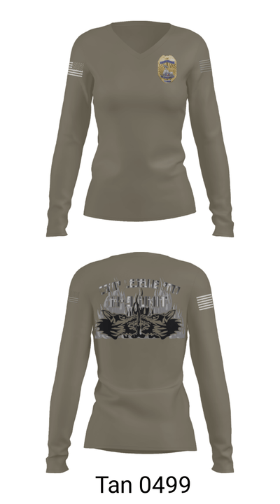 Pmo 39650425 Women's Long Sleeve V-neck Shirt - 39