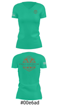 Rivera's Construction 31728609 Women's Short Sleeve V-neck Shirt - 21