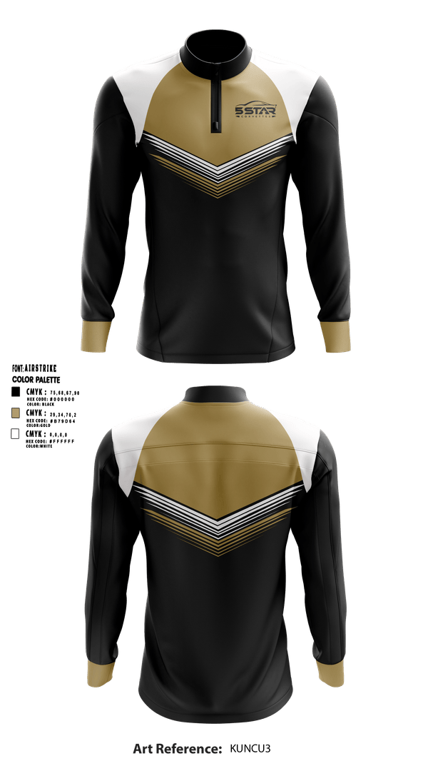 Quarter Zip Jacket, 5 Star Corvettes, , Teamtime, Team time, sublimation, custom sports apparel, team uniforms, spirit wear, spiritwear, sports uniforms, custom shirts, team store, custom team store, fundraiser sports, apparel fundraiser
