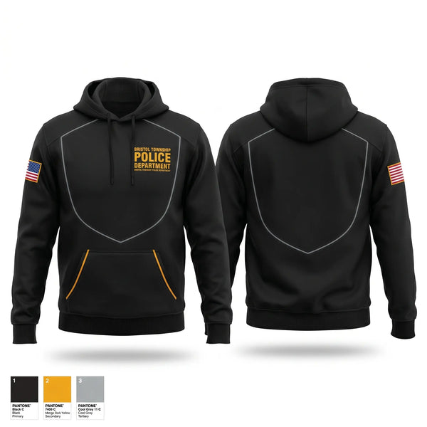 Hoodie, Bristol Township Police Department, Police, Teamtime, Team time, sublimation, custom sports apparel, team uniforms, spirit wear, spiritwear, sports uniforms, custom shirts, team store, custom team store, fundraiser sports, apparel fundraiser