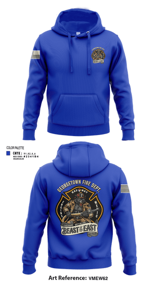 Hoodie, Georgetown Fire Station 7, Fire Department, Teamtime, Team time, sublimation, custom sports apparel, team uniforms, spirit wear, spiritwear, sports uniforms, custom shirts, team store, custom team store, fundraiser sports, apparel fundraiser