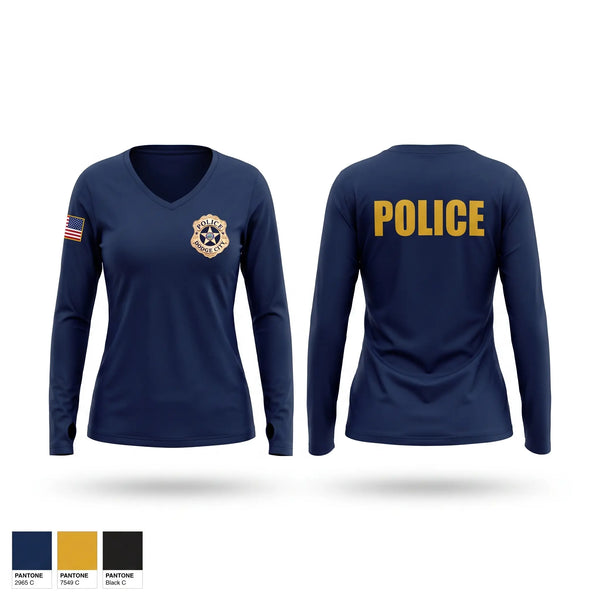 Old School Cotton Feel Shirt, Dodge City Police Department, Police, Teamtime, Team time, sublimation, custom sports apparel, team uniforms, spirit wear, spiritwear, sports uniforms, custom shirts, team store, custom team store, fundraiser sports, apparel fundraiser