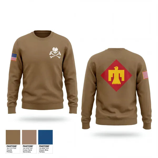 Crew Neck Sweatshirt, Bravo 179, Army, Teamtime, Team time, sublimation, custom sports apparel, team uniforms, spirit wear, spiritwear, sports uniforms, custom shirts, team store, custom team store, fundraiser sports, apparel fundraiser