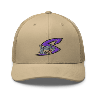 Falcon Middle School Basketball 65038956 Retro Trucker Hat | Yupoong 6606