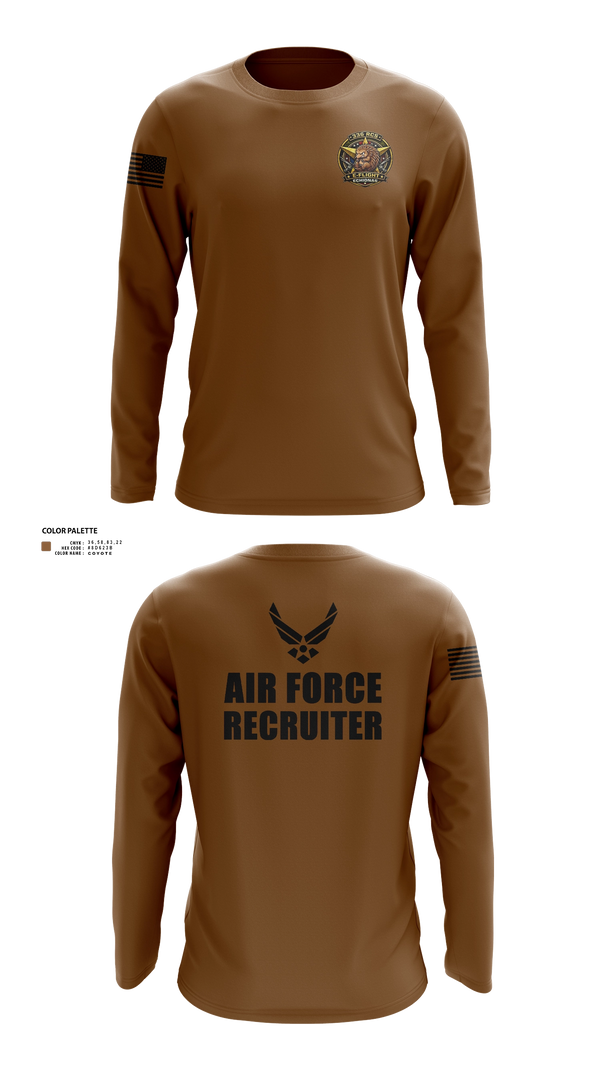Long Sleeve Performance Shirt, 336 RCS E flight, Air Force, Teamtime, Team time, sublimation, custom sports apparel, team uniforms, spirit wear, spiritwear, sports uniforms, custom shirts, team store, custom team store, fundraiser sports, apparel fundraiser