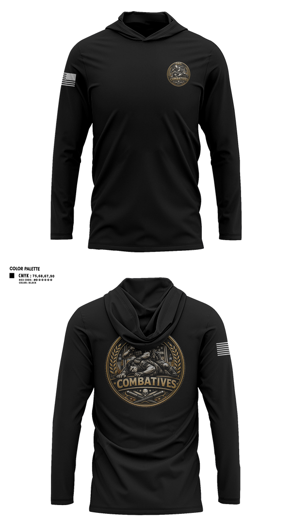 Long Sleeve Hooded Sun Shirt, OAG-DT, Police, Teamtime, Team time, sublimation, custom sports apparel, team uniforms, spirit wear, spiritwear, sports uniforms, custom shirts, team store, custom team store, fundraiser sports, apparel fundraiser