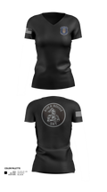 River Rouge Police Special Response Team 69074016 Women's Short Sleeve V-neck Shirt - 21
