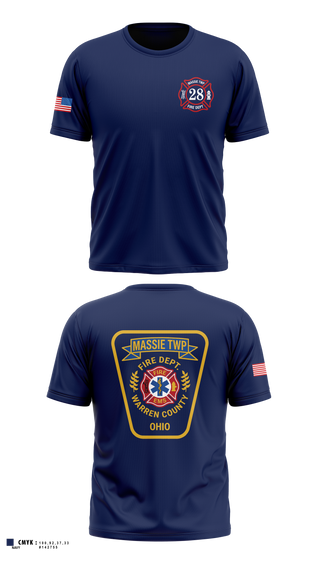 Short Sleeve Performance Shirt, Massie Township Fire Department, Fire Department, Teamtime, Team time, sublimation, custom sports apparel, team uniforms, spirit wear, spiritwear, sports uniforms, custom shirts, team store, custom team store, fundraiser sports, apparel fundraiser