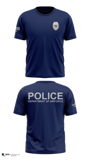 Short Sleeve Performance Shirt, DEPARTMENT OF AIRFORCE, Police, Teamtime, Team time, sublimation, custom sports apparel, team uniforms, spirit wear, spiritwear, sports uniforms, custom shirts, team store, custom team store, fundraiser sports, apparel fundraiser