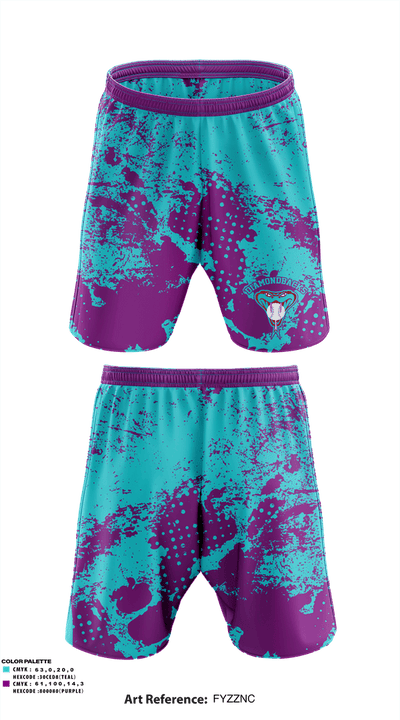 Diamondbacks 37201866 Athletic Shorts With Pockets - 1