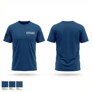 Old School Cotton Feel Shirt, Dearborn Heights Police Department, Police, Teamtime, Team time, sublimation, custom sports apparel, team uniforms, spirit wear, spiritwear, sports uniforms, custom shirts, team store, custom team store, fundraiser sports, apparel fundraiser