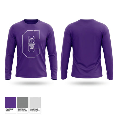 Collinsville Middle School Basketball 38845448 Long Sleeve Performance Shirt 2