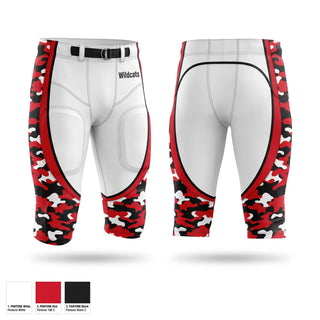 Football Pants, Wildcats, , Teamtime, Team time, sublimation, custom sports apparel, team uniforms, spirit wear, spiritwear, sports uniforms, custom shirts, team store, custom team store, fundraiser sports, apparel fundraiser