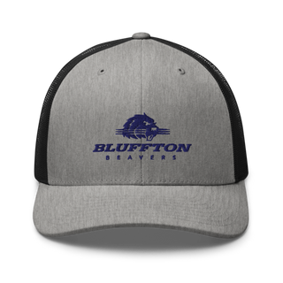 Bluffton University 87987155 Retro Trucker Hat | Yupoong 6606