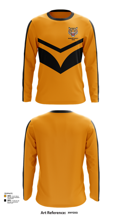 Muskegon Heights Cheer 51481055 Long Sleeve Performance Shirt 52